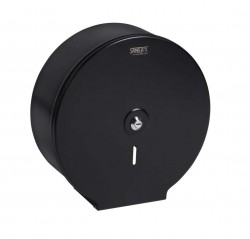 SANELA - Nerezové doplňky Zásobník na toaletní papír, nerez/černá (SLZN 37V)