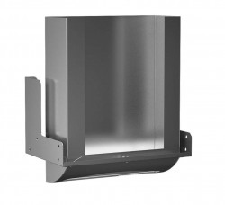 SANELA - Nerezové doplňky Zásobník skládaných ručníků za zrcadlo, nerez (SLZN 84H)