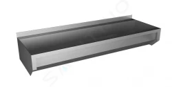 SANELA - Nerezové dřezy Nerezový žlab neopláštěný, délka 1250 mm, ocel AISI 316L (SLUN 10L)