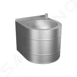 SANELA - Nerezové pitné fontánky Pitná fontánka s tlačnou armaturou, nerez (SLUN 14)