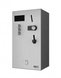 SANELA - Nerezové příslušenství Mincovní automat pro 1-3 sprchy, přímé ovládání (SLZA 01M)