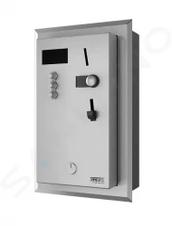 SANELA - Nerezové příslušenství Mincovní automat pro 1-3 sprchy, přímé ovládání (SLZA 01MZ)