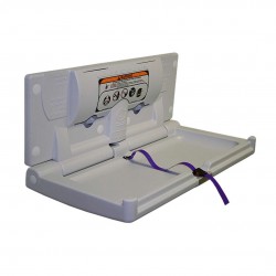 SANELA - Nerezové příslušenství Přebalovací pult horizontální, plast (SLZN 54)