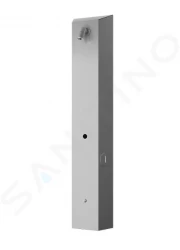 SANELA - Nerezové sprchové panely Nástěnný sprchový panel na mincovní žetony, pro 1 druh vody, matný nerez (SLZA 28)