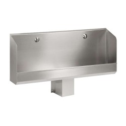 SANELA - Nerezový pisoárový žlab se skrytým splachováním, délka 1200 mm, 6V (SLPN 03CB)