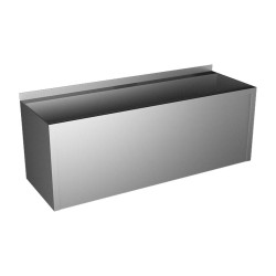 SANELA - Nerezový žlab hranatý celoopláštěný, AISI 304, délka 1250 mm (SLUN 10PA)