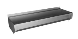 SANELA - Nerezový žlab neopláštěný, délka 1250 mm, ocel AISI 304 (SLUN 10)