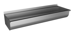 SANELA - Nerezový žlab zakulacený neopláštěný, délka 1250 mm, AISI 316 L (SLUN 10KL)