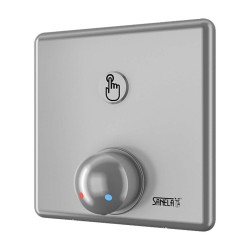 SANELA - Ovládání sprch piezo tlačítkem se směšovací baterií pro teplou a studenou vodu, chrom (SLS 02P)
