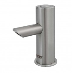 SANELA - Piezo baterie Nerezová umyvadlová baterie Piezo, regulace vody roháčky, bateriové napájení, antivandal (SLU 93PB)