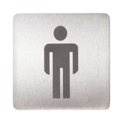 SANELA - Piktogram WC muži, nerez (SLZN 44AA)