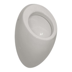 SANELA - Pisoár ALESSI s radarovým splachovačem, síťové napájení 24V DC, Bluetooth, bílá (SLP 25R)