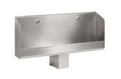 SANELA - Pisoárový žlab s elektronikou, délka 1200 mm, napájení ze sítě, nerez (SLPN 03E)