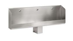 SANELA - Pisoárový žlab s elektronikou, délka 1800 mm, napájení ze sítě, nerez (SLPN 04E)