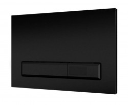 SANELA - Příslušenství Elektronické ovládací tlačítko splachování WC, do rámu SLR 21, černý (SLW 02F)