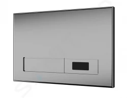SANELA - Příslušenství Elektronické ovládací tlačítko splachování WC, do rámu SLR 21, nerez (SLW 02N)