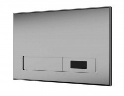 SANELA - Příslušenství Elektronické ovládací tlačítko splachování WC, do rámu SLR 21, nerez (SLW 02N)