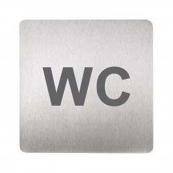 SANELA - Příslušenství Piktogram WC, nerez (SLZN 44T)