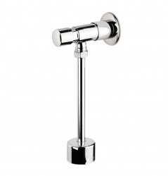 SANELA - Příslušenství Samouzavírací splachovač pisoáru, s připojením, chrom (SLT 150P)