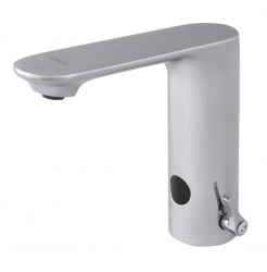 SANELA - Senzorové baterie Elektronická umyvadlová baterie, napájení 24 V DC, chrom (SLU 63)