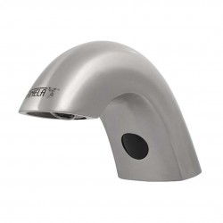 SANELA - Senzorové baterie Nerezová umyvadlová baterie s elektronikou ALS pro jednu vodu, 6 V (SLU 45B)