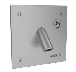 SANELA - Senzorové baterie Piezo nerezová umyvadlová baterie, antivandal, napájení z baterie (SLU 44PB)