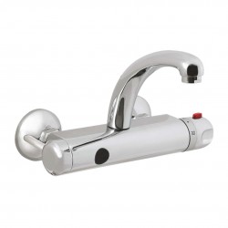 SANELA - Senzorové baterie Termostatická umyvadlová baterie nástěnná, chrom (SLU 25K)