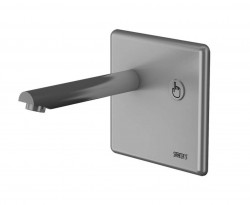 SANELA - Senzorové baterie Umyvadlová baterie nástěnná s piezo tlačítkem, chrom (SLU 04P25)