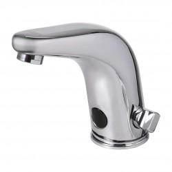 SANELA - Senzorové baterie Umyvadlová baterie stojánková s regulací teploty, chrom (SLU 15)