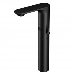 SANELA - Senzorové baterie Umyvadlová směšovací baterie s elektronikou ALS, bateriové napájení, černá (SLU 60VB)