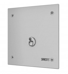 SANELA - Senzorové pisoáry Nerezový splachovač pisoáru s Piezo tlačítkem, 24 V DC (SLP 02PA)