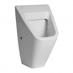 SANELA - Senzorové pisoáry Pisoár VILA bez poklopu s radarovým splachovačem a integrovaným zdrojem 230 V AC, Bluetooth, bílá (SLP 12RZ)