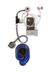 SANELA - Senzorové pisoáry Radarový splachovač na liště pro pisoár Omnia Architectura 55740501 s integrovaným zdrojem, 230V AC (SLP 68RZ)