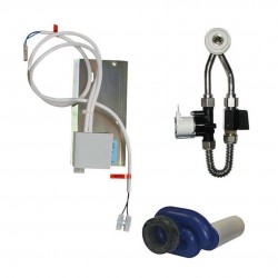 SANELA - Senzorové pisoáry Radarový splachovač na liště pro pisoár Omnia Pro 75071001 s integrovaným zdrojem, 230V AC (SLP 70RZ)