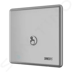 SANELA - Senzorové sprchy Ovládání sprch piezo tlačítkem pro jednu vodu pro bateriové napájení, chrom (SLS 01PB)