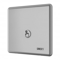 SANELA - Senzorové sprchy Ovládání sprch piezo tlačítkem pro jednu vodu pro bateriové napájení, chrom (SLS 01PB)