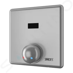 SANELA - Senzorové sprchy Ovládání sprch se směšovací baterií pro bateriové napájení, nerez-chrom (SLS 02B)