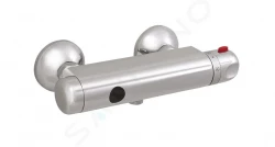SANELA - Senzorové sprchy Termostatická senzorová sprchová baterie se spodním vývodem pro bateriové napájení, chrom (SLS 03SB)