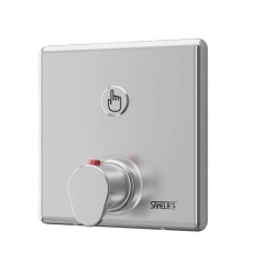 SANELA - Sprchová armatura s piezo tlačítkem, s termostatem, nerez (SLZA 20PTA)