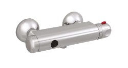 SANELA - Termostatická senzorová sprchová baterie se spodním vývodem pro bateriové napájení, chrom (SLS 03SB)
