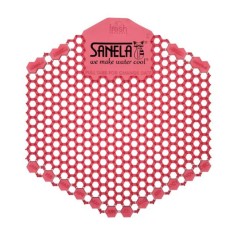 SANELA - Vonné sítko do pisoáru kiwi/grep, červené (SLA 11A)