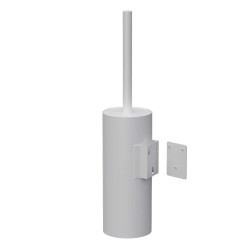 SANELA - WC štětka nástěnná s držákem, matná bílá (SLZD 31W)