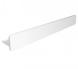 SAPHO - ABELINE police s hrazdou rockstone 600, bílá mat (AB604-0101)