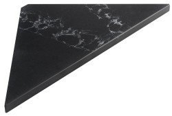 SAPHO - ABELINE rohová polička rockstone 250x250, black attica (AE250-0598)