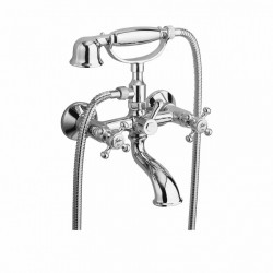 SAPHO - ANTEA nástěnná vanová baterie kompletní, chrom (3011)