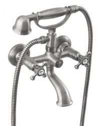 SAPHO - ANTEA nástěnná vanová baterie kompletní, nikl (3018)