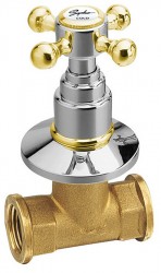 SAPHO - ANTEA podomítkový ventil, studená, chrom/zlato (3052C)