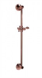 SAPHO - ANTEA sprchová tyč, posuvný držák, kulatá, 670, růžové zlato (SAL0037)