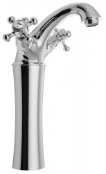 SAPHO - ANTEA stojánková umyvadlová baterie vysoká s výpustí, výška 245, chrom (3171L)