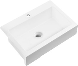 SAPHO - ARYA keramický dřez s otvorem pro baterii 86x62 cm, bílá (50186)